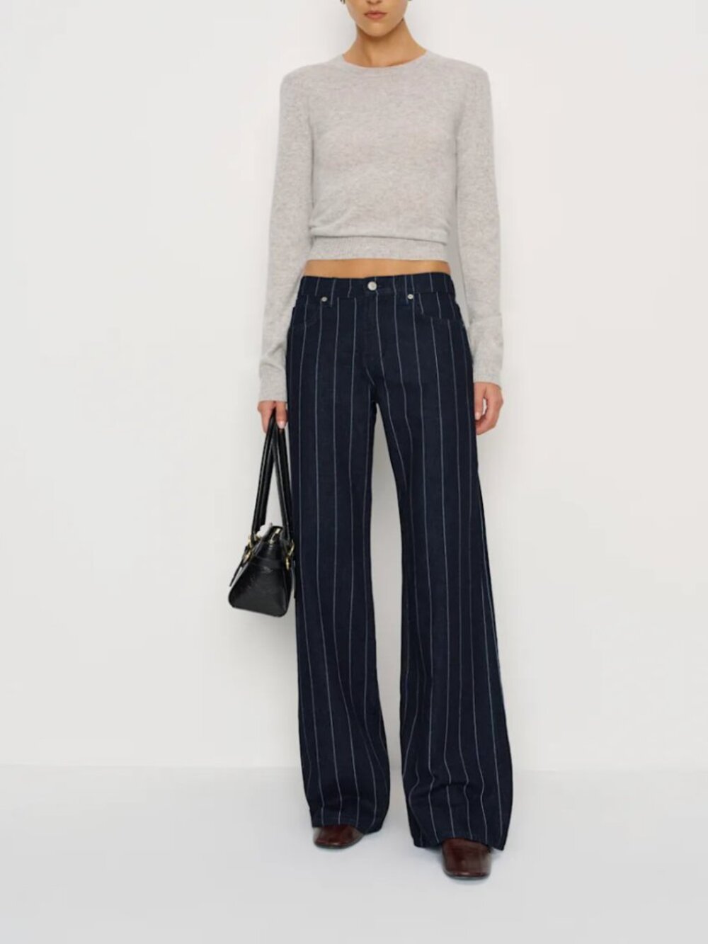 Reformation Cary Low Rise Slouchy Wide Leg Jeans Blue - Size 26
